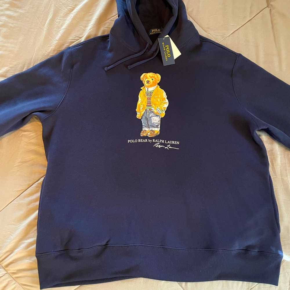 Mens RL Polo Bear Hoody